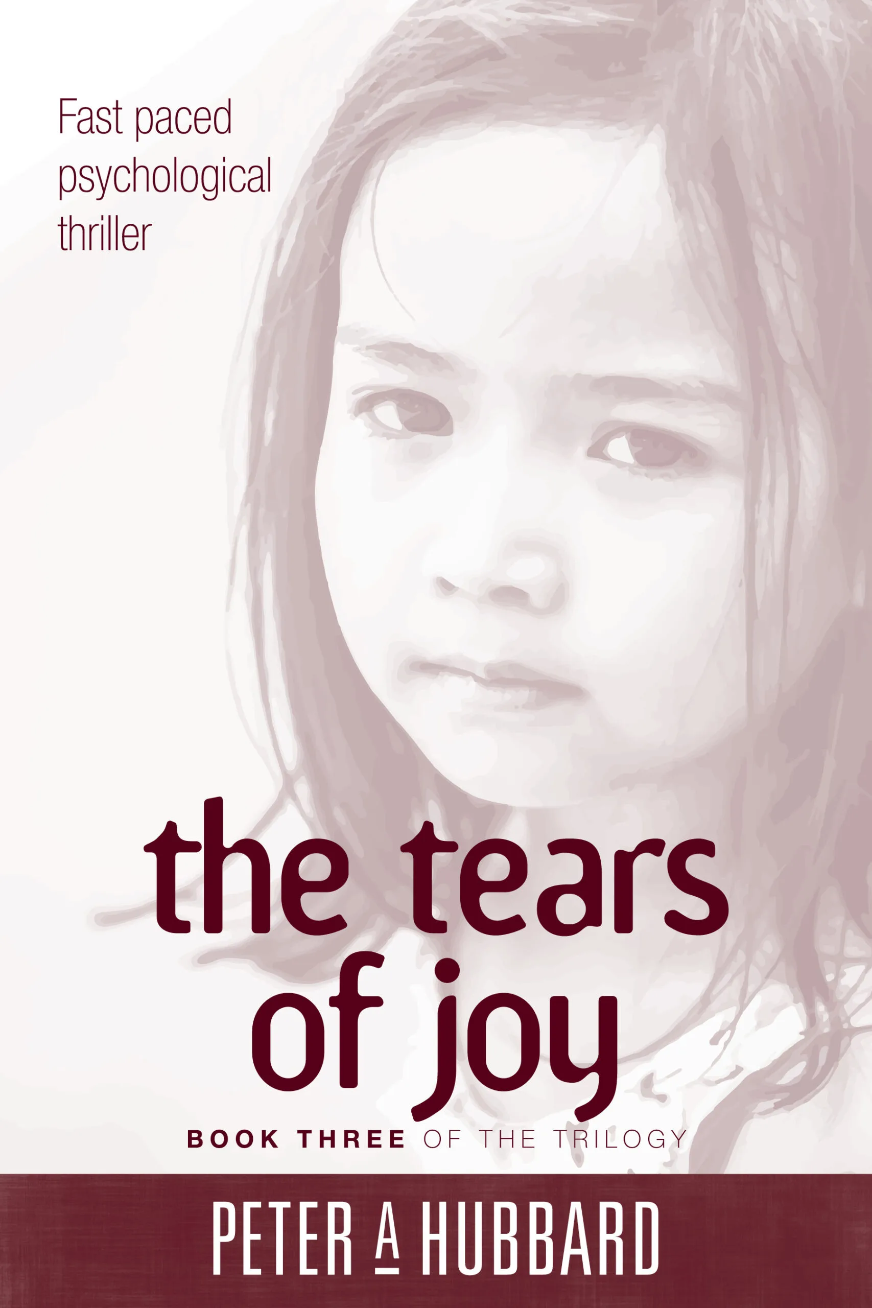 book cover of the tears of joy. a picture of a young girl appearing as a refugee. tears of hope trilogy