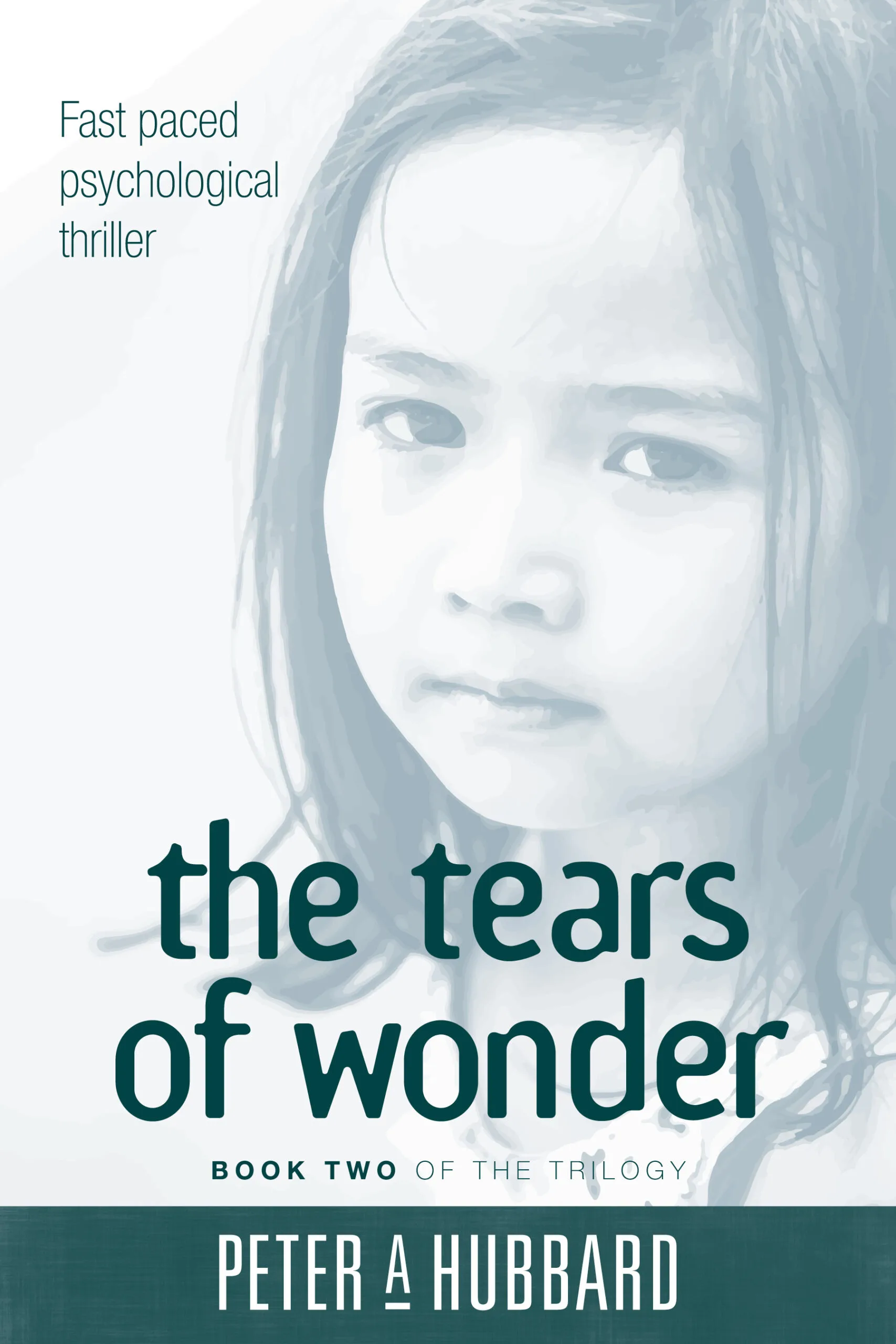 book cover of the tears of wonder. a picture of a young girl appearing as a refugee. tears of hope trilogy